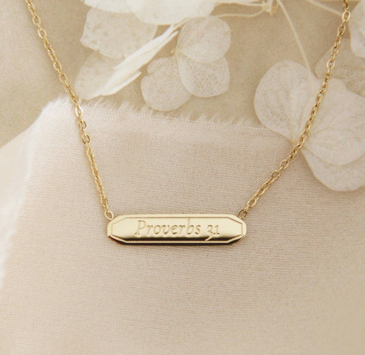 Proverbs 31 Necklace
